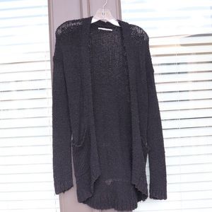 Black Knit Cardigan